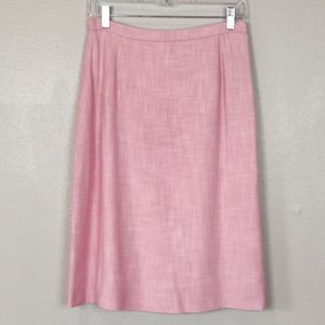 Pink Vintage High Waisted Pencil Skirt